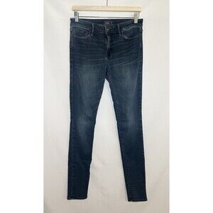 ABERCROMBIE & FITCH Harper Super Skinny Denim Blue Jeans‎ Women's Tall 27/4 LONG